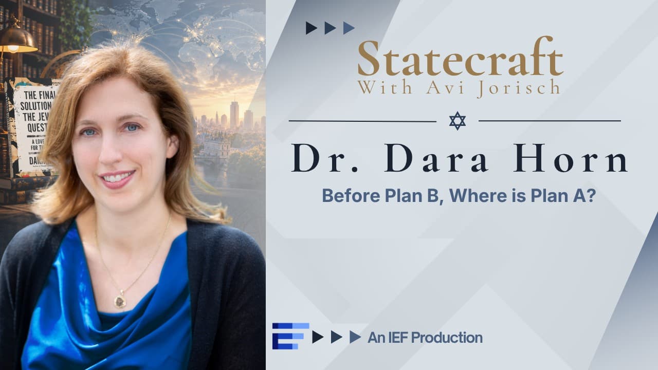 Dara Horn: Is Plan B Fatalistic or Prudent - You Decide